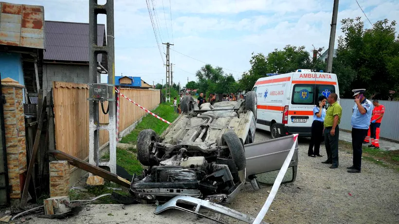 Tragedie în Vaslui: Copil de 12 ani, mort în accident rutier. Primele indicii arată că el conducea mașina - FOTO