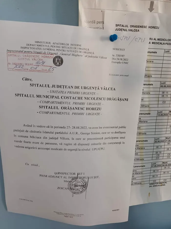 Nunta lui George Simion, motiv de scandal. Trei spitale din Vâlcea sunt în alertă din cauza evenimentului. „Pentru asta plătesc taxe și impozite românii? Să fim toți la dispoziția unor scelerați?”