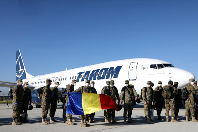 Militarii care au asigurat cea de-a doua rotație a misiunii Detașamentului „Carpathian Pumas” au plecat spre Mali în aprilie/ Sursa: MApN - foto Bogdan Pantilimon