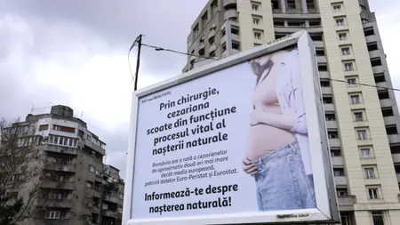 ANPC a amendat cu 30.000 de lei firma din spatele panourilor anti-cezariană din București. Instituția acuză practici comerciale incorecte