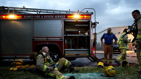 LONDRA 2012. Incendiu la 