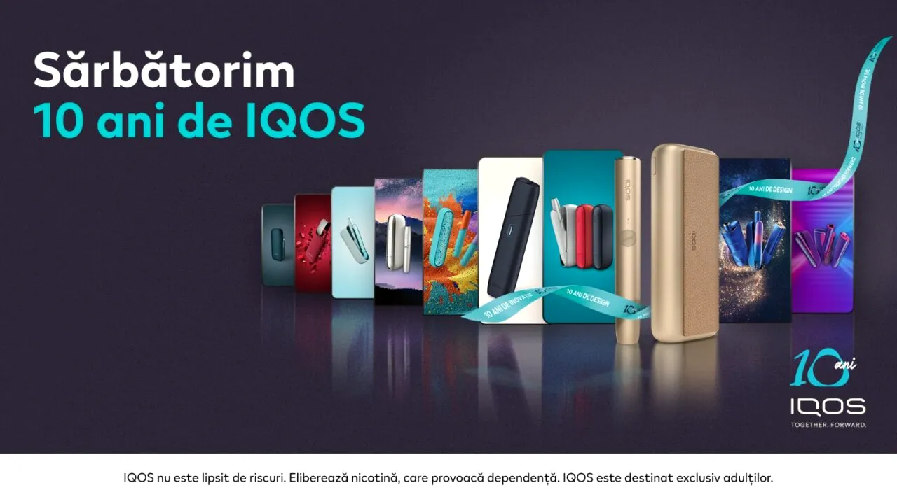 (P) 10 ani de IQOS! Philip Morris International aniversează 10 ani de călătorie către un viitor fără fum
