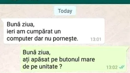 Bancul de joi | Probleme cu computerul