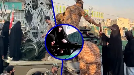 Cum se antrenează femeile din Iran pentru războiul cu Statele Unite. Instrucțiile au loc chiar în piețele publice din Teheran sub coordonarea IRGC