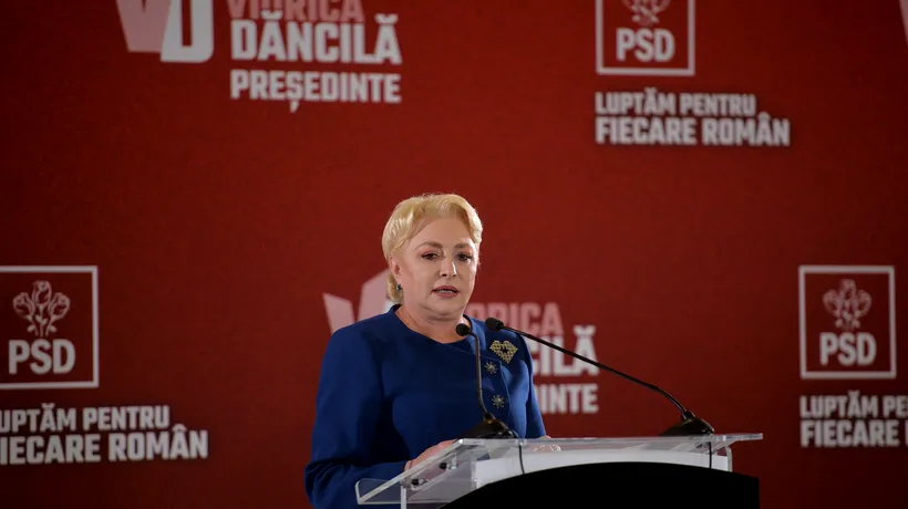 Viorica Dăncilă: Pentru milioanele de români care cred în mine și PSD, continuăm lupta