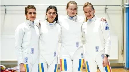 Emoție unică oferită de echipa feminină de spadă a României. Aur la Campionatul European de scrimă Under-23