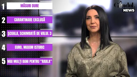 GÂNDUL NEWS. Carantina totală în București este exclusă de autorități! (VIDEO)