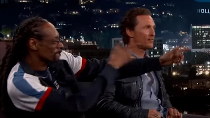 Matthew McConaughey a cântat hip hop „timp de 13 ore, după ce Snoop Dogg i-a înlocuit țigara de recuzită cu una REALĂ

