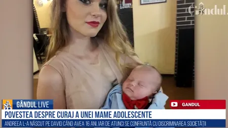 Gândul LIVE. Povestea emoționantă a Andreei, adolescenta care a născut la 16 ani, iar copilul este bolnav: „Mă bucur de fiecare moment și trăiesc cu el fiecare clipă ca și cum ar fi ultima” / Cum o ajută statul?!
