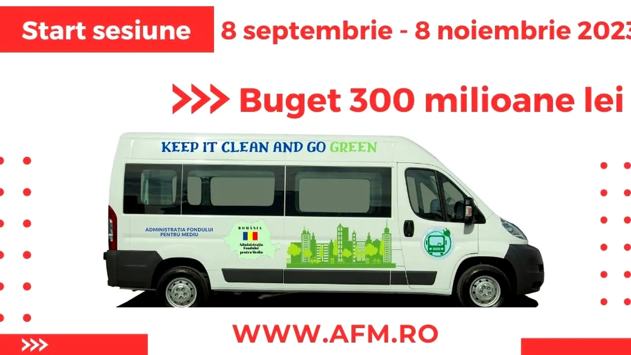 Se pot depune cereri pentru microbuze electrice școlare, finanțate integral de Ministerul Mediului