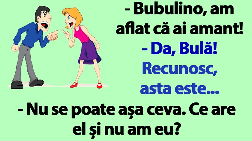 BANC | Bulă, Bubulina și amantul net superior