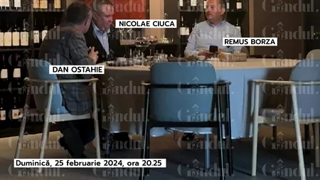 Reacții din Parlament după dezvăluirile făcute de GÂNDUL despre întâlnirea dintre Ciucă, Borza și Ostahie. „Ține de strategie”/„Mi se pare exagerat”