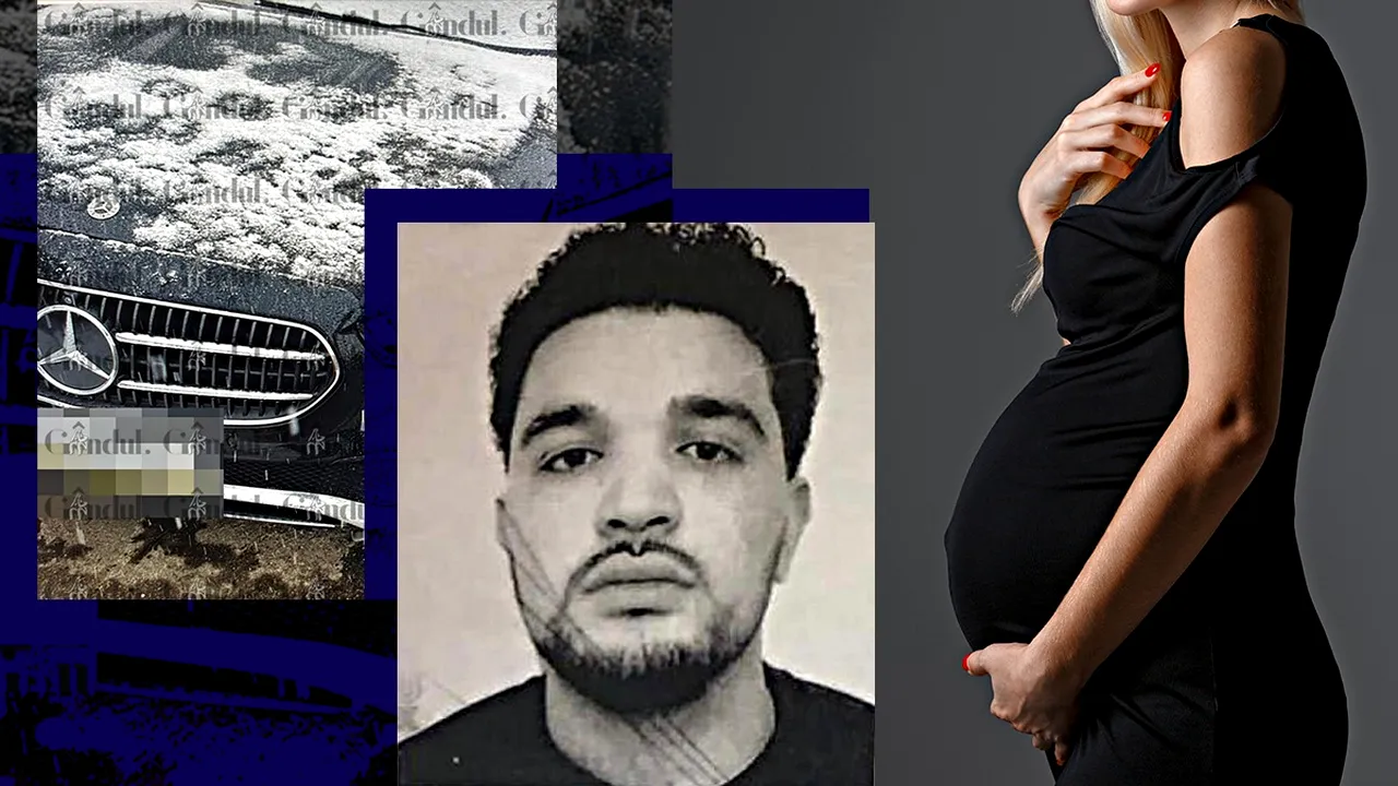 FOTO EXCLUSIV. A fost găsit Mercedesul cu care un britanic a lovit o gravidă pe o trecere de pietoni în București. Femeia, însărcinată în 8 luni, a pierdut sarcina