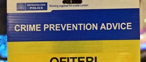 Mesajul suprinzător postat de autoritățile britanice în cea mai aglomerată zonă comercială din Londra 
