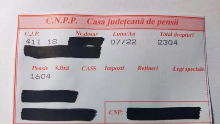 Se tipăresc taloanele de pensie pentru luna iulie, care includ și ajutorul de 700 de lei. Când va începe efectuarea plăților