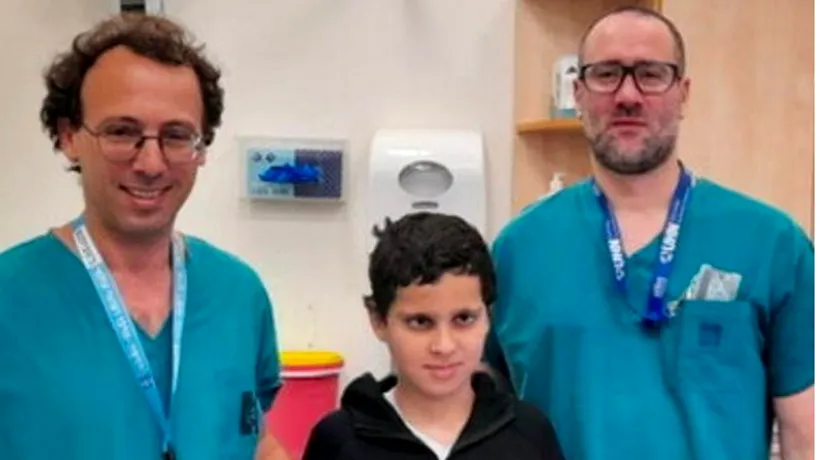 Capul unui băiat palestinian de 12 ani, „REATAȘAT” într-un spital din Israel. Copilul fusese lovit de o mașină, în timp ce mergea cu bicicleta