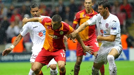 CFR - GALATASARAY 1-3 în Grupa H a CHAMPIONS LEAGUE 2012 - 2013