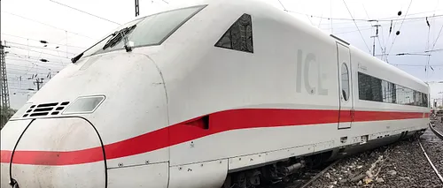 Un tren de mare viteză a deraiat în vestul Germaniei. Poliția nu exclude niciun scenariu