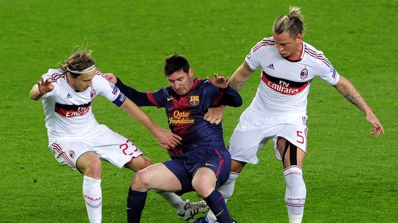 Barcelona învinge Milan cu 4-0 și se califică în sferturile Champions League 2012-2013
