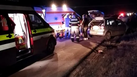 Accident pe DN1, în Otopeni. Doi copii și un adult au fost răniți, după impactul dintre o mașină și o autoutilitară
