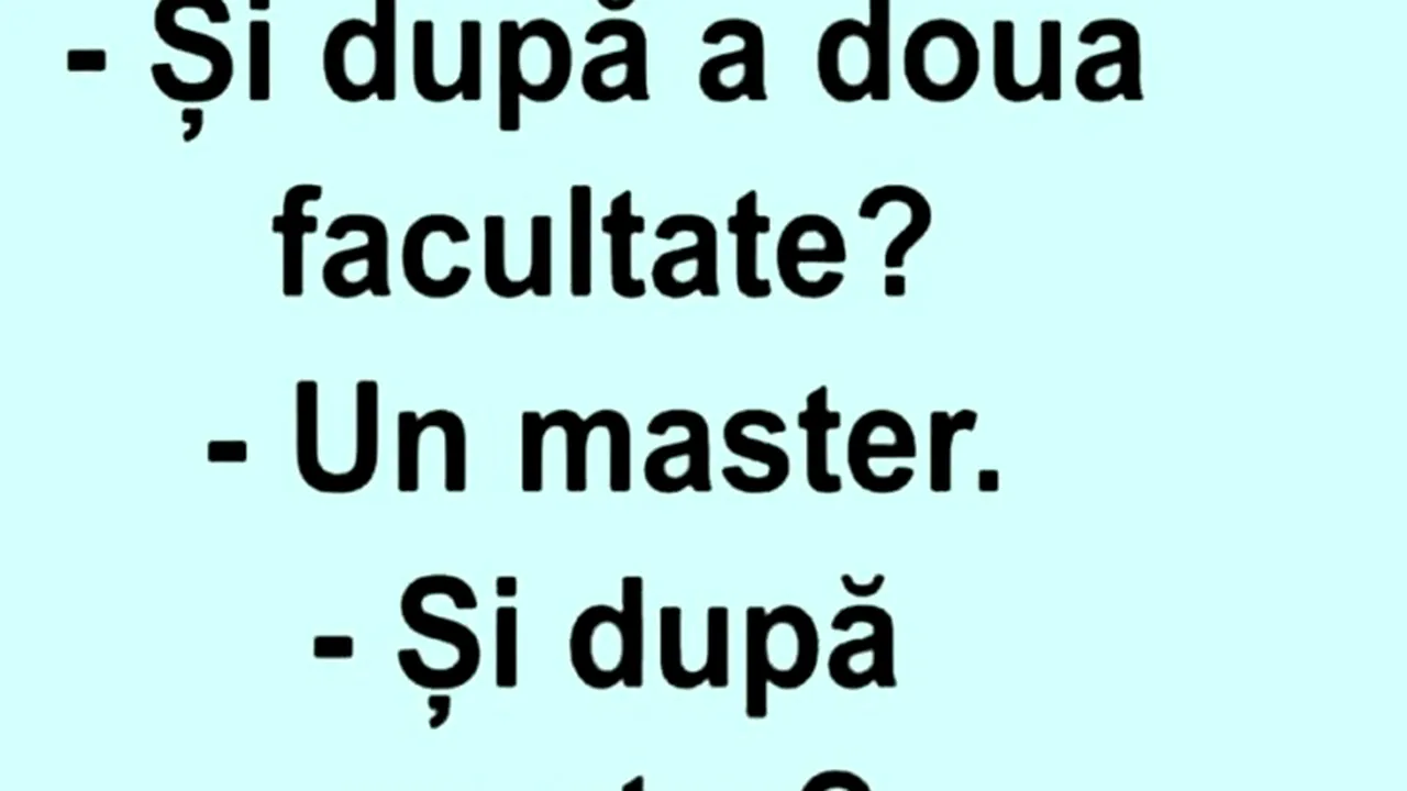 Bancul de joi | Planuri post-universitare