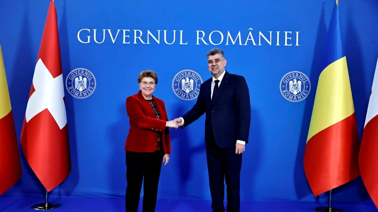 Marcel Ciolacu, după întrevederea cu Viola Amherd: Ne bazăm pe sprijinul Confederaţiei Elveţiene în procesul de aderare la OCDE