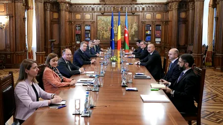 VIDEO | Întrevederea Președintelui României cu Președintele Republicii Azerbaidjan, Ilham Aliyev în contextul semnării Acordului între Guvernele Republicii Azerbaidjan, Georgiei, României și Ungariei
