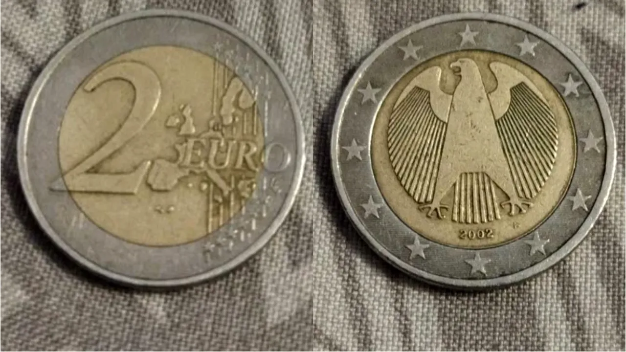 Cu cât a ajuns să se vândă o monedă de 2 euro din 2002, acum, în ianuarie 2025