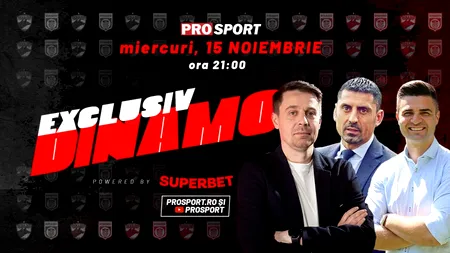 EXCLUSIV DINAMO. Bratu și Dănciulescu sunt invitații lui Cătălin Mureșanu în emisiunea dedicată celui mai galonat club sportiv din România, CS Dinamo