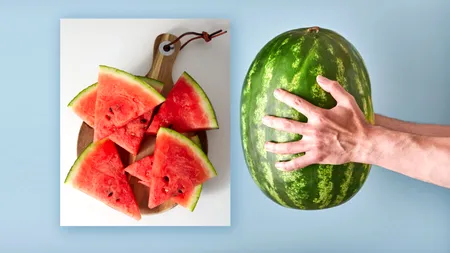 Cum îți dai seama dacă un pepene este copt, fără să-i faci dop. Trucul care te-ar putea ajuta în timpul verii