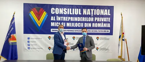 Parteneriat. Acord de colaborare între Consiliul Național al IMM-urilor din România (CNIPMMR) și Primăria Municipiului Bucureşti