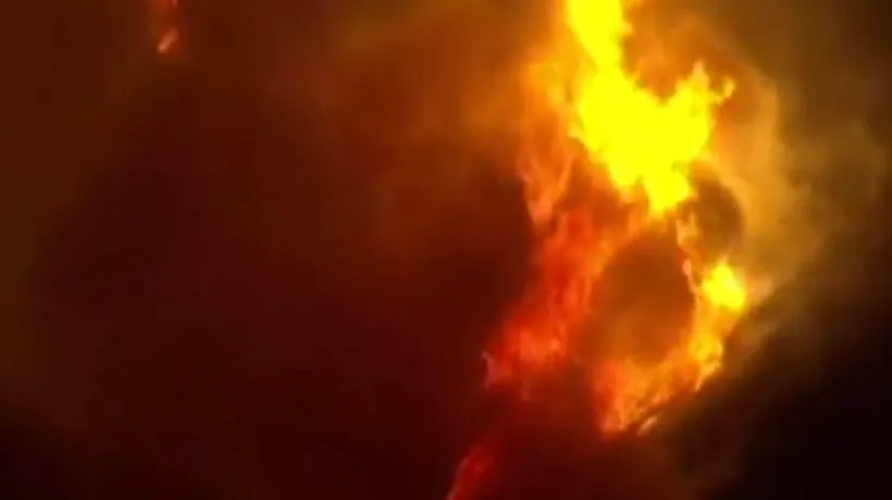 Un celebru platou de filmare, distrus de un incendiu de nisip. VIDEO