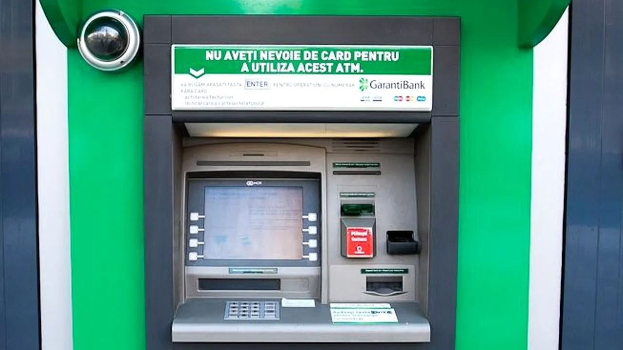 33 de ATM-uri Garanti Bank dispar într-o singură zi. Anunțul făcut azi de bancă