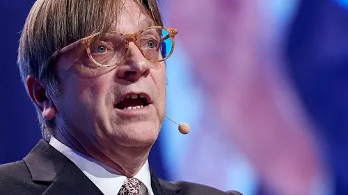 Guy Verhofstadt, liderul eurodeputaților ALDE, va participa la mitingul Alianței 2020 USR PLUS de pe 24 mai din București