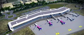 VIDEO | Au început lucrările la noul terminal al Aeroportului din Craiova. Proiectul costă aproape 100 de milioane de euro