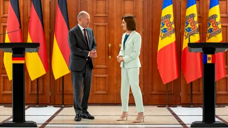 Scholz reafirmă, la Chișinău, sprijinul pentru Republica Moldova /„Rusia încearcă să destabilizeze țara, noi o vom susține cu tot ce putem”