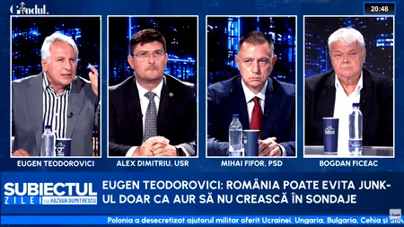 Eugen Teodorovici avertizează, în mijlocul negocierilor cu agențiile de rating, că România le dă acestora motive să ne bage în junk