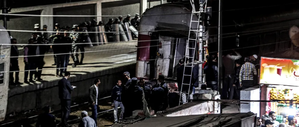Accident FEROVIAR în Egipt. Doi morți și 16 răniți, după ce un tren a deraiat în provincia Qalioubiya