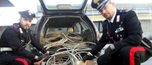 Hoții români de cabluri au lăsat o întreagă localitate din Italia în beznă