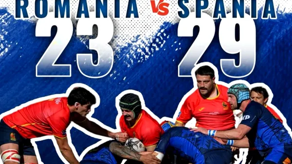 Eșec cu Spania la rugby! „Stejarii” termină competiția pe locul 4
