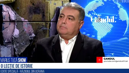 VIDEO Istoricul Adrian Cioroianu: „Granițele Ucrainei nu au fost trasate de Ucraina, ci de Moscova. Cel care le-a trasat era Stalin