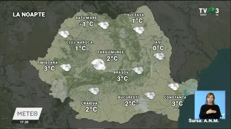 Prognoza METEO România: vreme mohorâtă, ploi și ninsori în zilele următoare