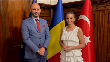 Actrița Ștefana Samfira, în vizită la Institutul Cultural Român ”Dimitrie Cantemir” din Istanbul