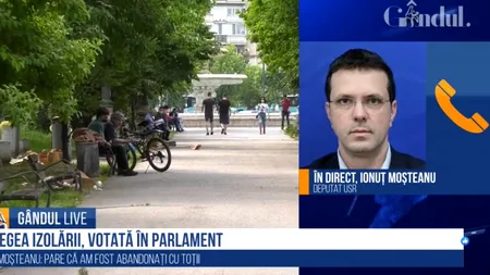GÂNDUL LIVE. Ionuț Moșteanu, USR: „E o lege importantă, dar am o mare dezamăgire față de Guvern”