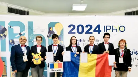 Rezultat excepțional: Elevii români, CAMPIONI OLIMPICI la fizică în Iran. Trei medalii de aur, două de argint!