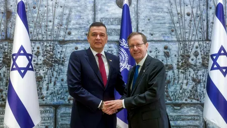 Sorin Grindeanu s-a întâlnit cu președintele Israelului: ”Multe companii românești ar putea găsi aici oportunități de afaceri”