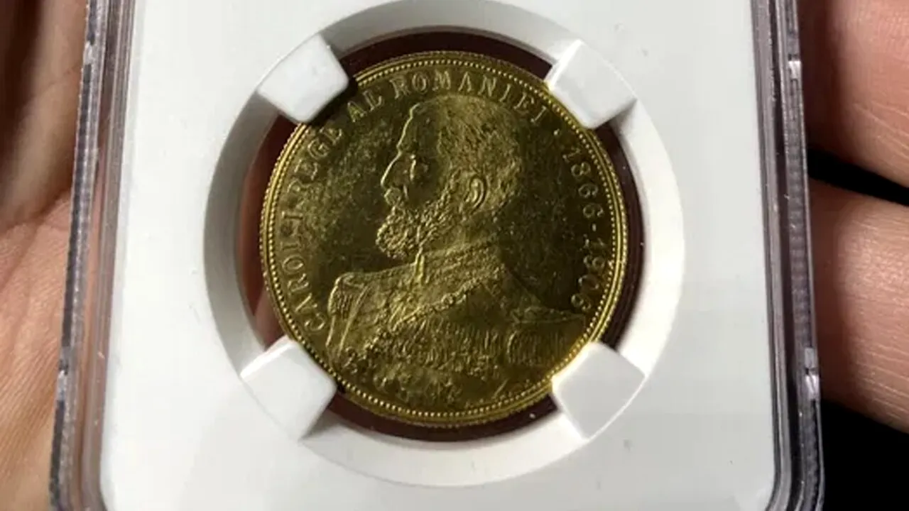 Dacă o ai, te îmbogățești! Moneda românească pe care colecționarii o evaluează la 22.000 de lei acum, în 2022