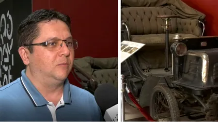 VIDEO | Cum arată și cui i-a aparținut prima mașină care a circulat în București. Permisul auto era obținut cu ajutor unei perne
