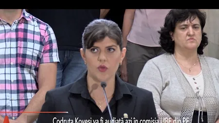 Laura Codruța Kovesi, audiată în comisia LIBE din PE pentru funcția de PROCUROR-ȘEF european