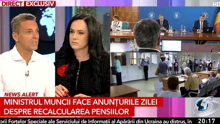 Simona Bucura-Oprescu, despre deciziile de recalculare ale PENSIILOR care nu au fost distribuite